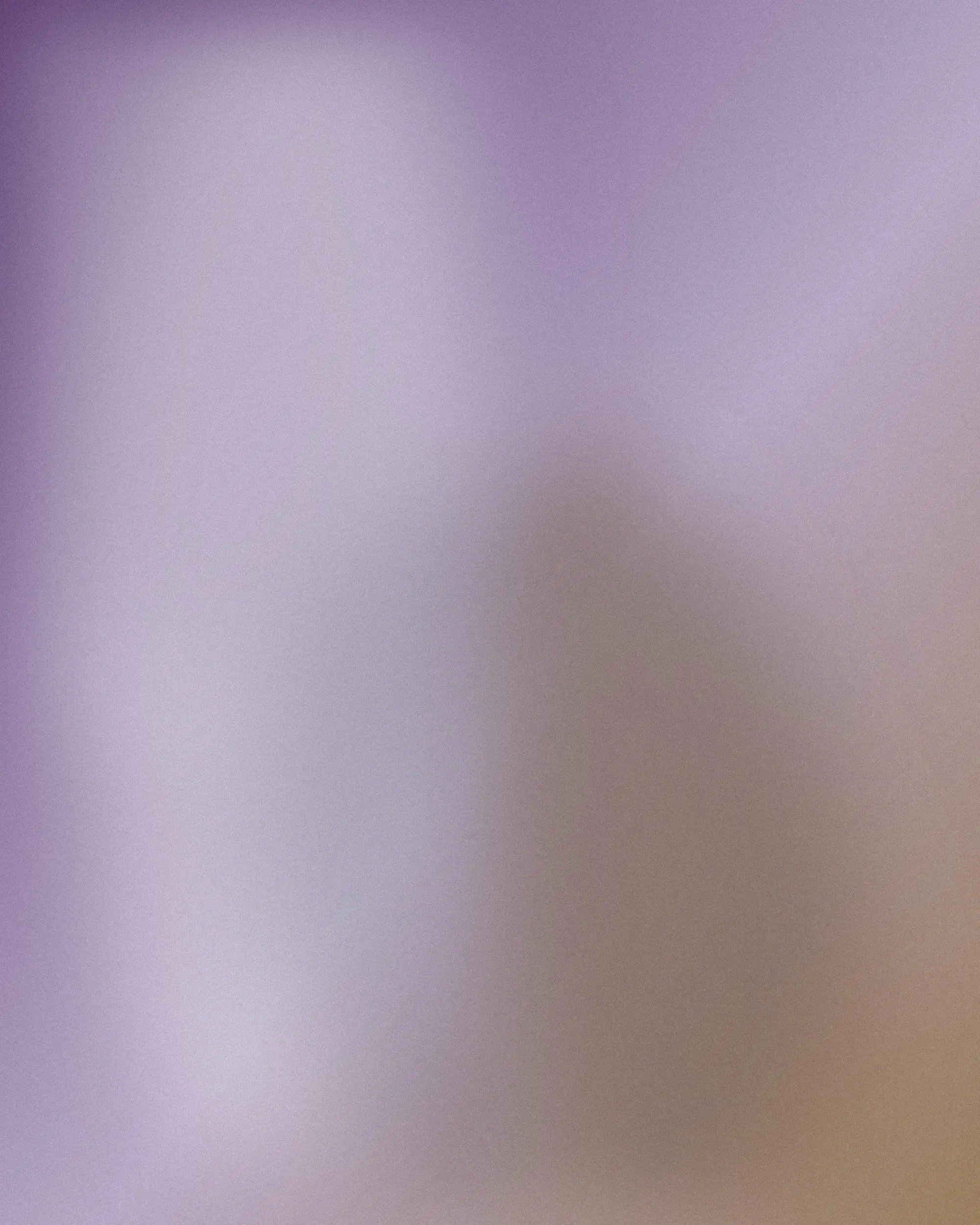 Placeholder photo, a tall violet and wood-toned abstract